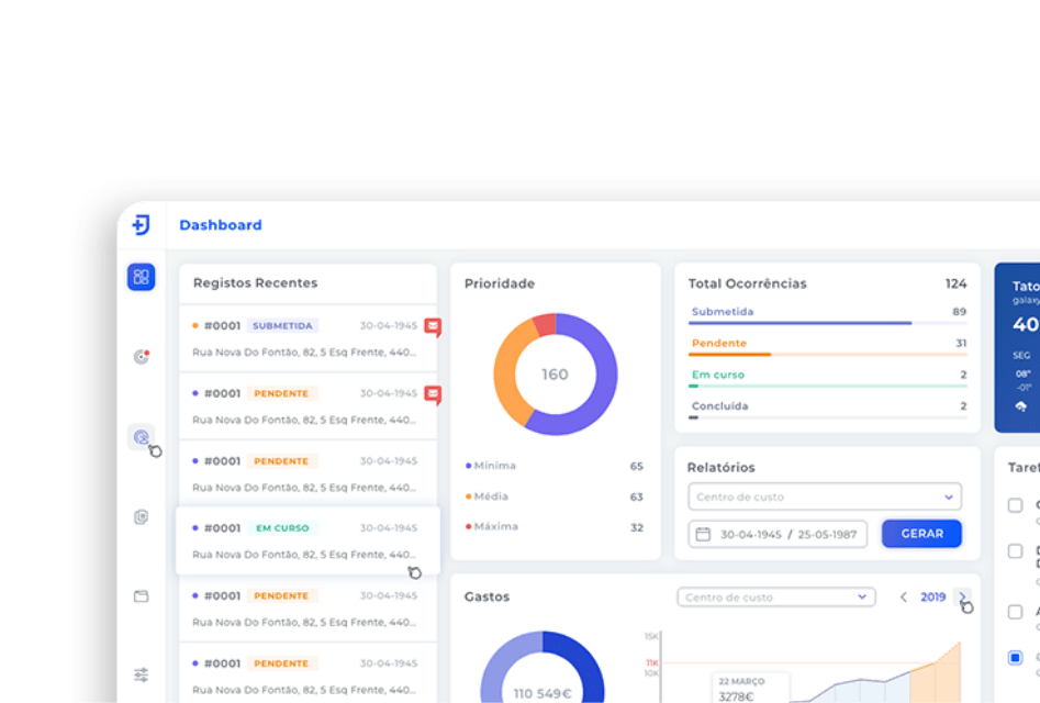 Dashboard of our Junta+ product